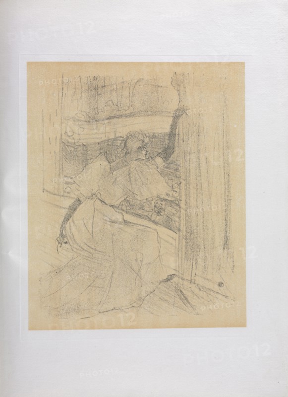 Yvette Guilbert-English Series:  Saluant le public, 1898. Henri de Toulouse-Lautrec (French, 1864-1901). Lithograph