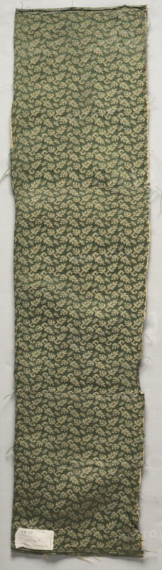 Silk Fragment, 17th century. Spain, 17th century. Damask: silk; average: 95.4 x 22.9 cm (37 9/16 x 9 in.)