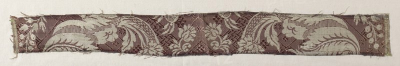 Length of Textile, early 1700s. France or Italy, early 18th century. Silk with supplementary weft brocading; overall: 6.5 x 56.8 cm (2 9/16 x 22 3/8 in.).