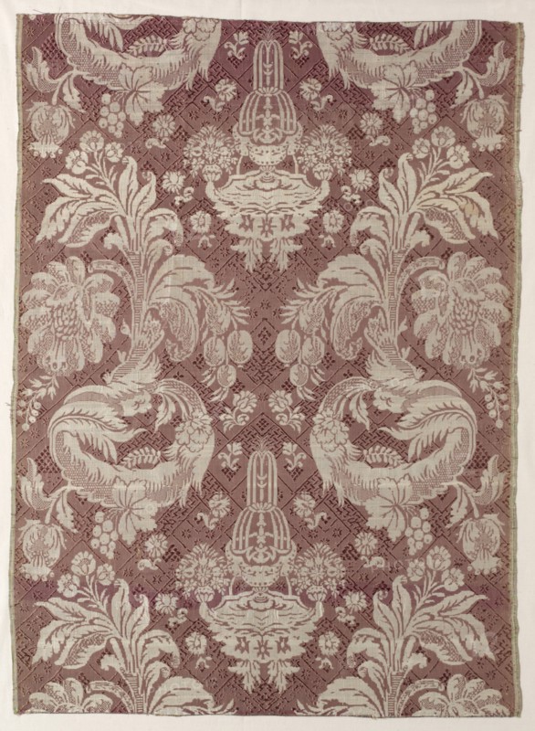 Lengths of Textile, early 1700s. France or Italy, early 18th century. Silk with supplementary weft brocading; average: 81.7 x 56 cm (32 3/16 x 22 1/16 in.).