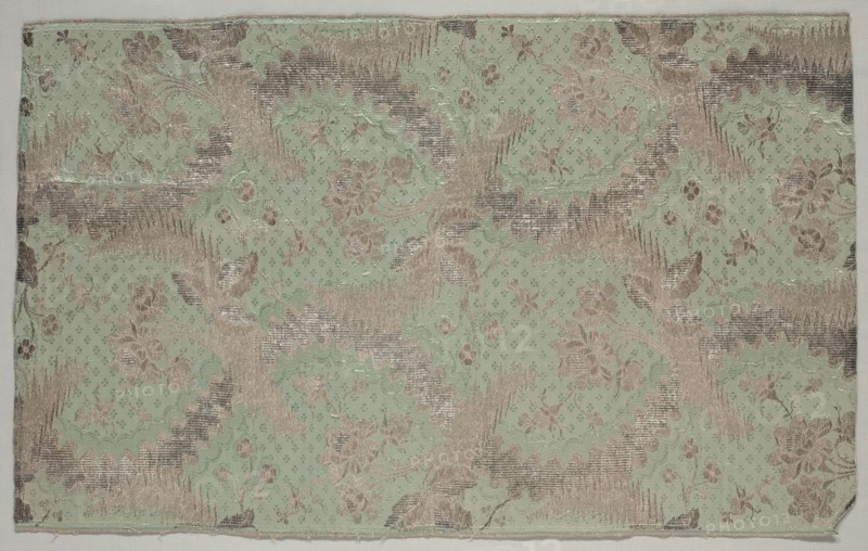 Length of Textile, 1723-1774. France, 18th century, period of Louis XV (1723-1774). Brocade; silk and metal; overall: 88 x 54.6 cm (34 5/8 x 21 1/2 in.)