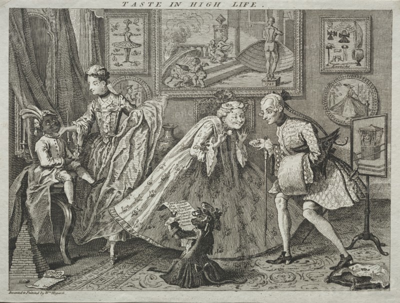 Taste in High Life, 1746. After a design by William Hogarth (British, 1697-1764). Etching