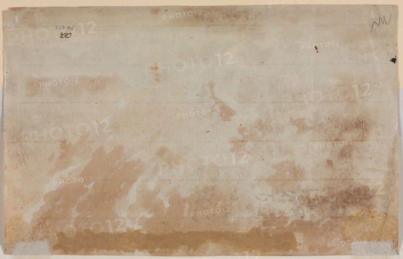 Cattle, second or last third 1800s. Jules Dupré (French, 1811-1889). Graphite; sheet: 16.5 x 26.1 cm (6 1/2 x 10 1/4 in.).