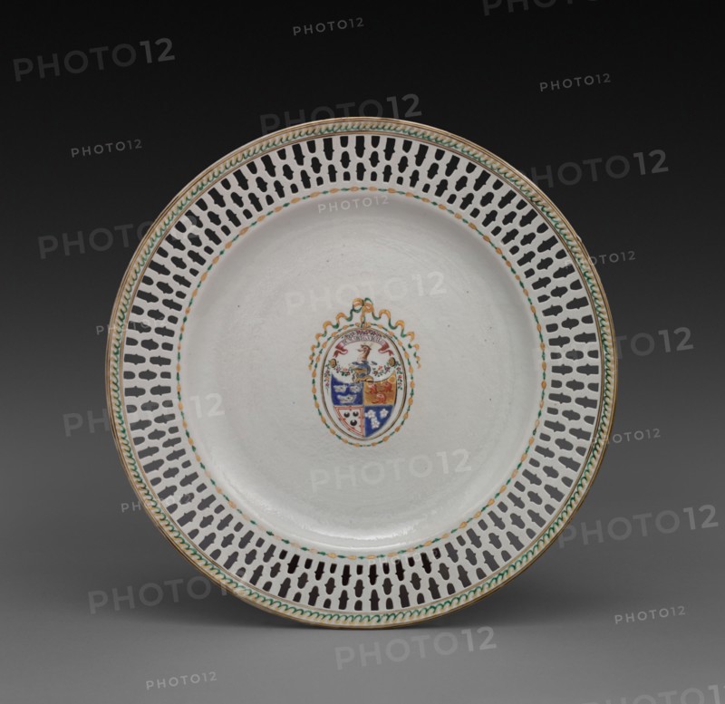 Plate, before 1785. China, Chinese Export, 18th century. Porcelain; diameter: 28.5 cm (11 1/4 in.).