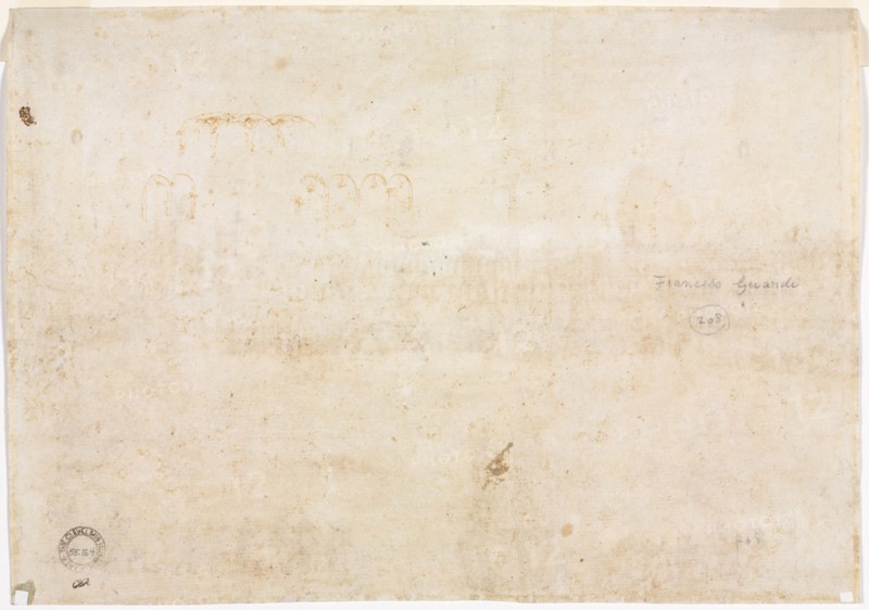Three Sketches of Arches, 1782. Francesco Guardi (Italian, 1712-1793). Pen and brown ink; sheet: 25.9 x 36.8 cm (10 3/16 x 14 1/2 in.).