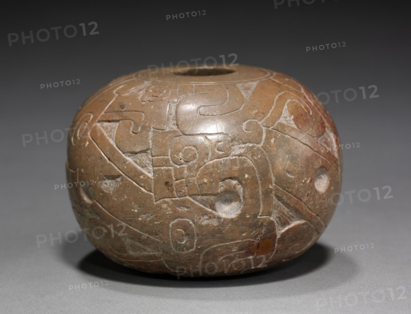 Container, 1200-200 BC. Peru, North Coast, Cupisnique style (1200-200 BC). Steatite; overall: 6.6 x 9.3 cm (2 5/8 x 3 11/16 in.).