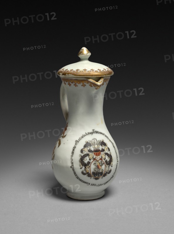 Ewer, 1749. China, Chinese Export, 18th century. Porcelain; overall: 14 x 6.4 cm (5 1/2 x 2 1/2 in.).