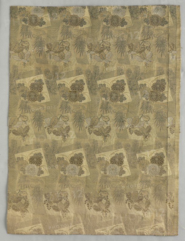 Textile Fragment, late 1800s-early 1900s. Japan, late 19th-early 20th century. Silk; average: 46.4 x 34.6 cm (18 1/4 x 13 5/8 in.).