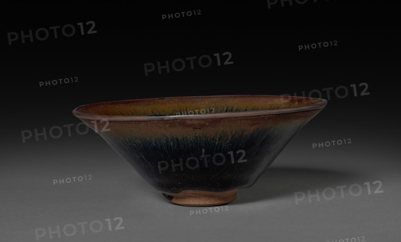 Tea Bowl: Jian ware, 960- 1279. China, Fujian province, Song dynasty (960-1279). Brown stoneware with iron slip glaze; diameter: 12.4 cm (4 7/8 in.); overall: 4.8 cm (1 7/8 in.).