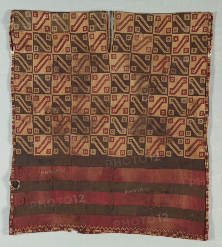 Tunic, c. 1400-1540. Peru, Inca, 15th-16th century. Tapestry; cotton and camelid fiber; average: 85.1 x 76.2 cm (33 1/2 x 30 in.)