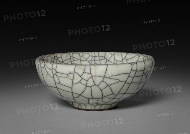 Wine Cup, 960-1279. China, Song dynasty (960-1279). Glazed dark brown stoneware, Guan ware; diameter: 8 cm (3 1/8 in.); overall: 3.5 cm (1 3/8 in.).