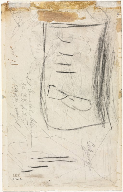 Sketch of Madame Cézanne, 1881/84. Paul Cézanne (French, 1839-1906). Graphite and black crayon; sheet: 13.3 x 21.1 cm (5 1/4 x 8 5/16 in.).