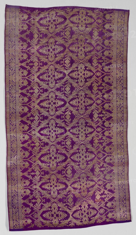 Brocade, late 1800s. Indonesia, Bali, late 19th century. Brocade, silk; overall: 140.3 x 76.2 cm (55 1/4 x 30 in.).