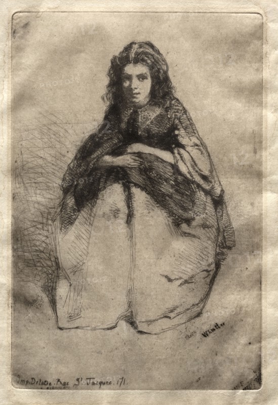 Fummette, 1858. James McNeill Whistler (American, 1834-1903). Etching