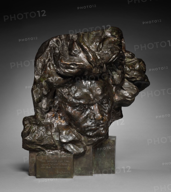 Head of Beethoven, 1891. Emile Antoine Bourdelle (French, 1861-1929). Bronze; overall: 59.2 x 42 x 52.1 cm (23 5/16 x 16 9/16 x 20 1/2 in.)