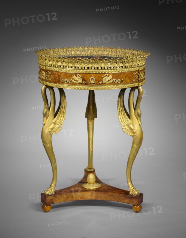Flower Stand (Jardinière), c. 1800. Pierre Philippe Thomire (French, 1751-1843). Wood with gilt bronze mounts; overall: 104.8 x 74.3 cm (41 1/4 x 29 1/4 in.).