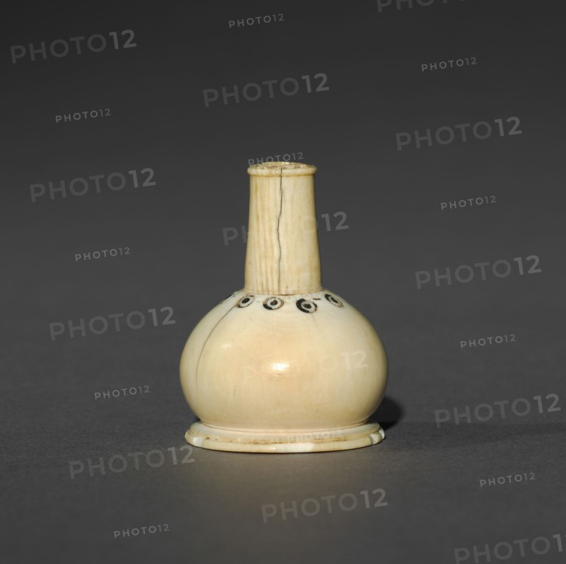 Miniature Vase, 700-900s. Iran, early Islamic period, 8th-10th Century. Ivory; diameter: 4.2 cm (1 5/8 in.).
