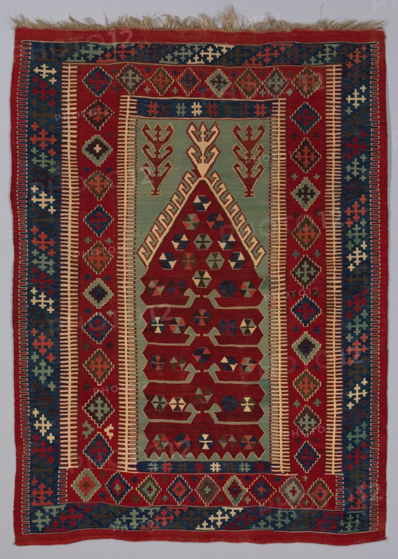 Carpet (Kilim), late 19th-early 20th century. Turkey, Anatolia, late 19th-early 20th century. Tapestry weave: wool and cotton; average: 197 x 137.2 cm (77 9/16 x 54 in.)