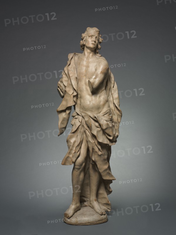 A Saint, c. 1730. Follower of Diego Francesco Carlone (Italian, 1674-1750). Wood; overall: 156.2 x 56 x 23 cm (61 1/2 x 22 1/16 x 9 1/16 in.).
