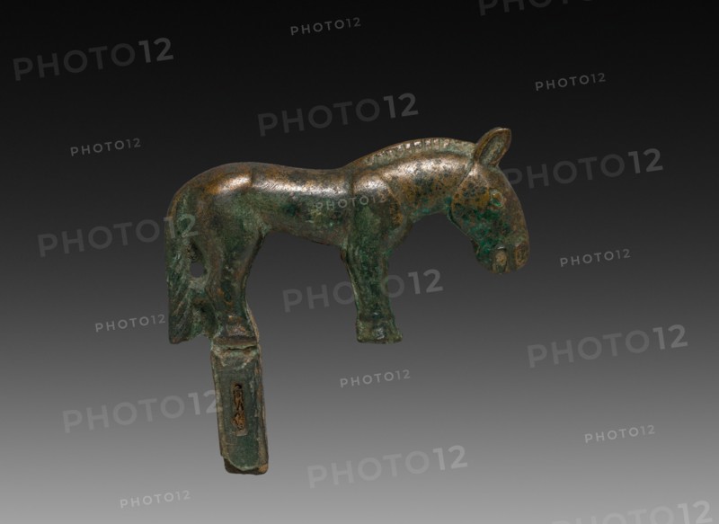 Wild Horse, c. 100 BC-AD 100. China, Ordos Region, Han dynasty (202 BC-AD 220). Cast bronze; overall: 3.6 cm (1 7/16 in.).