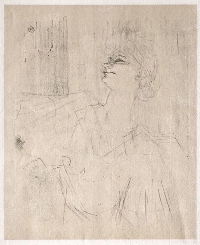 Yvette Guilbert:  à Ménilmontant, de Bruant, 1898. Henri de Toulouse-Lautrec (French, 1864-1901). Lithograph
