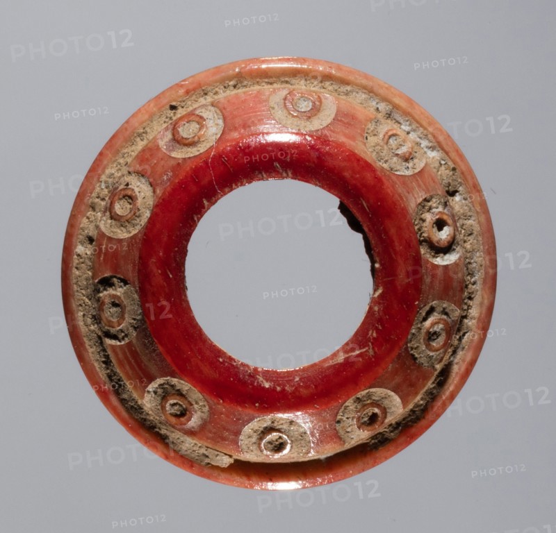 Spindle Whorl, 700s - 900s. Iran, early Islamic period, 8th - 10th century. Bone, incised; overall: 0.6 x 1.5 x 1.5 cm (1/4 x 9/16 x 9/16 in.)