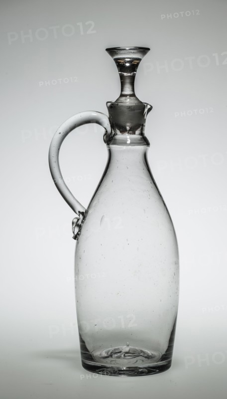 Cruet , c. 1740. Héraud- LeRoy Factory (French). Glass;