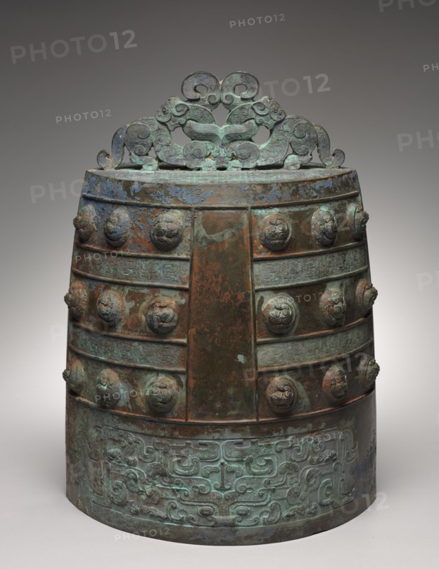 Bell (Bo Zhong), early 400s BC. China, Eastern Zhou dynasty (770-256 BC). Bronze; overall: 41.4 cm (16 5/16 in.).