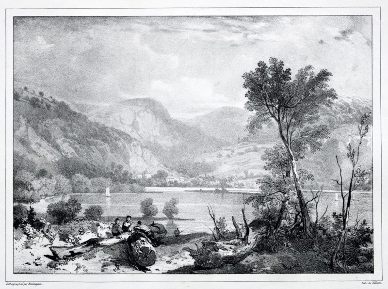 Lochkillin, 1826. Richard Parkes Bonington (British, 1802-1828). Lithograph