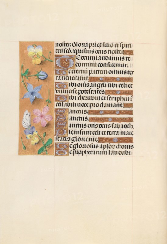 Hours of Queen Isabella the Catholic, Queen of Spain:  Fol. 112v, c. 1495-1500. And associates Master of the First Prayerbook of Maximillian (Flemish, c. 1444-1519). Ink, tempera, and gold on vellum; codex: 22.5 x 15.2 cm (8 7/8 x 6 in.).
