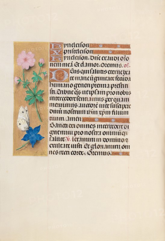 Hours of Queen Isabella the Catholic, Queen of Spain:  Fol. 134v, c. 1500. And associates Master of the First Prayerbook of Maximillian (Flemish, c. 1444-1519). Ink, tempera, and gold on vellum; codex: 22.5 x 15.2 cm (8 7/8 x 6 in.)