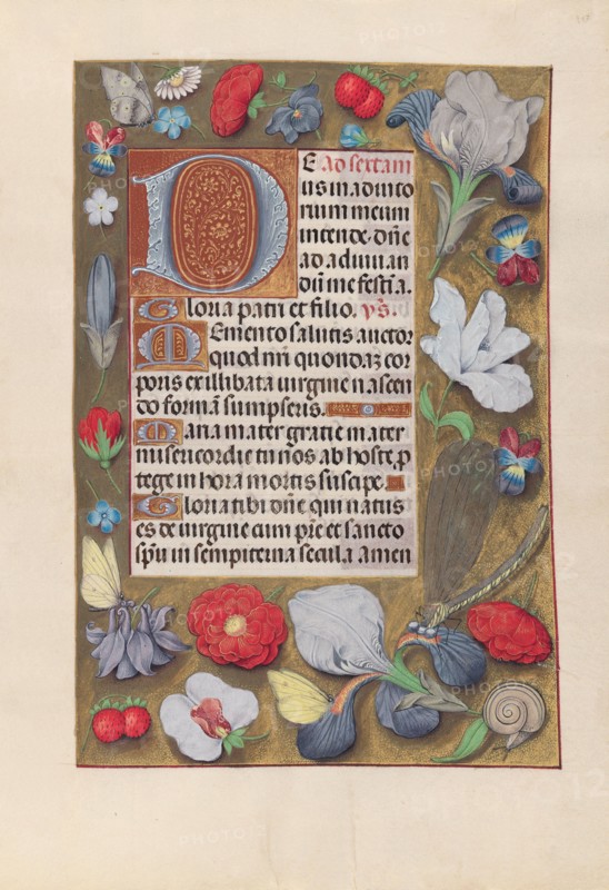 Hours of Queen Isabella the Catholic, Queen of Spain:  Fol. 137r, c. 1500. And associates Master of the First Prayerbook of Maximillian (Flemish, c. 1444-1519). Ink, tempera, and gold on vellum; codex: 22.5 x 15.2 cm (8 7/8 x 6 in.)