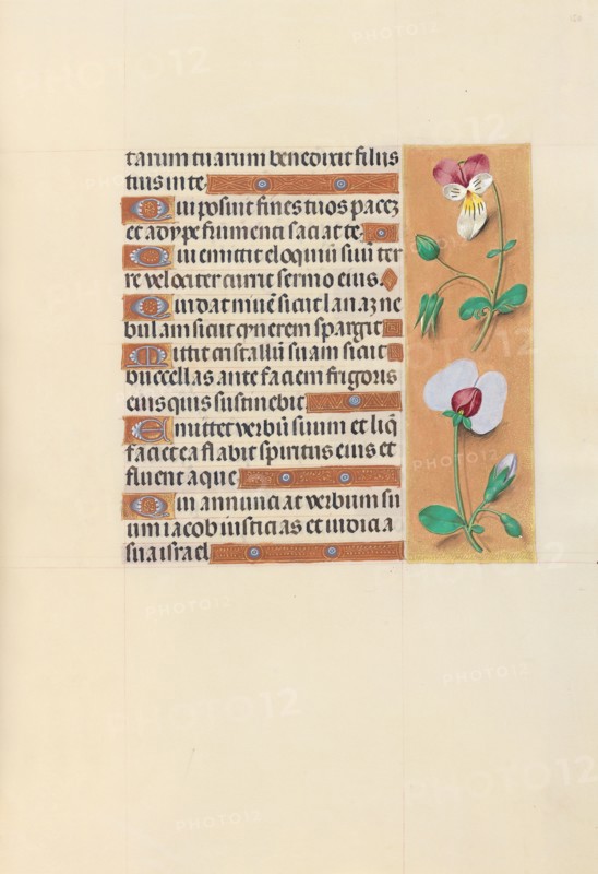 Hours of Queen Isabella the Catholic, Queen of Spain:  Fol. 150r, c. 1495-1500. And associates Master of the First Prayerbook of Maximillian (Flemish, c. 1444-1519). Ink, tempera, and gold on vellum; codex: 22.5 x 15.2 cm (8 7/8 x 6 in.).