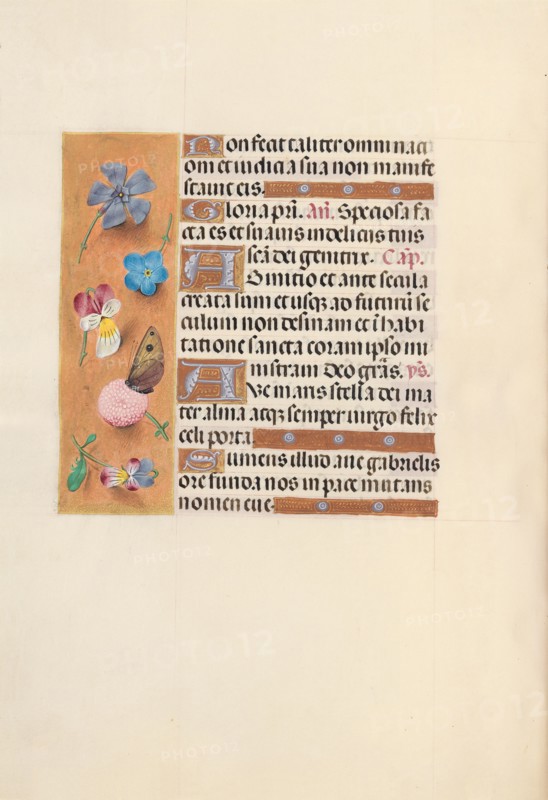 Hours of Queen Isabella the Catholic, Queen of Spain:  Fol. 150v, c. 1500. And associates Master of the First Prayerbook of Maximillian (Flemish, c. 1444-1519). Ink, tempera, and gold on vellum; codex: 22.5 x 15.2 cm (8 7/8 x 6 in.)