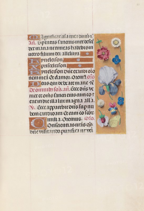 Hours of Queen Isabella the Catholic, Queen of Spain:  Fol. 161r, c. 1495-1500. And associates Master of the First Prayerbook of Maximillian (Flemish, c. 1444-1519). Ink, tempera, and gold on vellum; codex: 22.5 x 15.2 cm (8 7/8 x 6 in.).