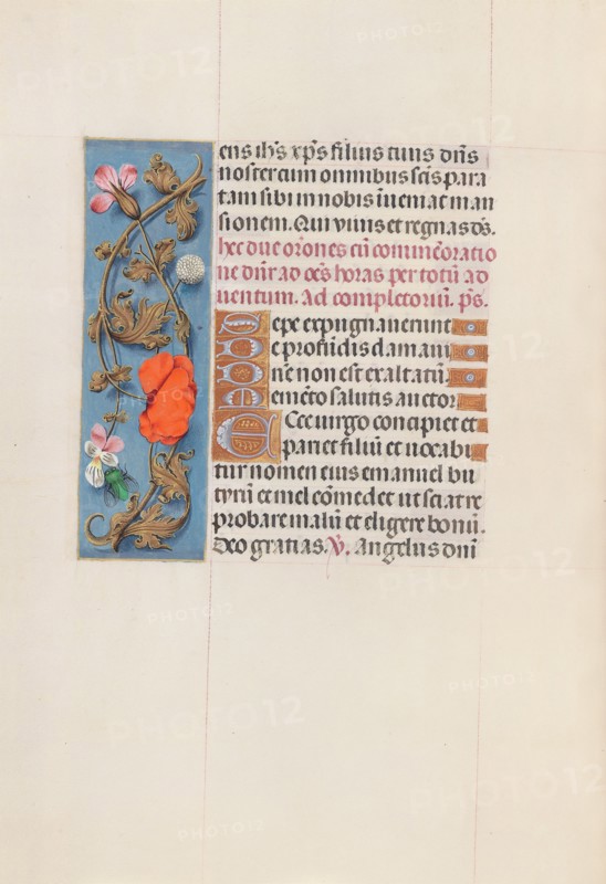 Hours of Queen Isabella the Catholic, Queen of Spain:  Fol. 161v, c. 1500. And associates Master of the First Prayerbook of Maximillian (Flemish, c. 1444-1519). Ink, tempera, and gold on vellum; codex: 22.5 x 15.2 cm (8 7/8 x 6 in.)