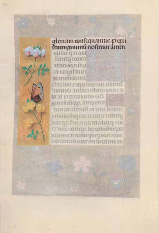 Hours of Queen Isabella the Catholic, Queen of Spain:  Fol. 174v, c. 1500. And associates Master of the First Prayerbook of Maximillian (Flemish, c. 1444-1519). Ink, tempera, and gold on vellum; codex: 22.5 x 15.2 cm (8 7/8 x 6 in.)