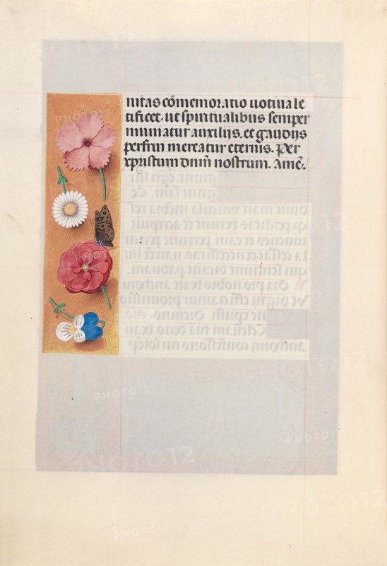 Hours of Queen Isabella the Catholic, Queen of Spain:  Fol. 188v, c. 1495-1500. And associates Master of the First Prayerbook of Maximillian (Flemish, c. 1444-1519). Ink, tempera, and gold on vellum; codex: 22.5 x 15.2 cm (8 7/8 x 6 in.).