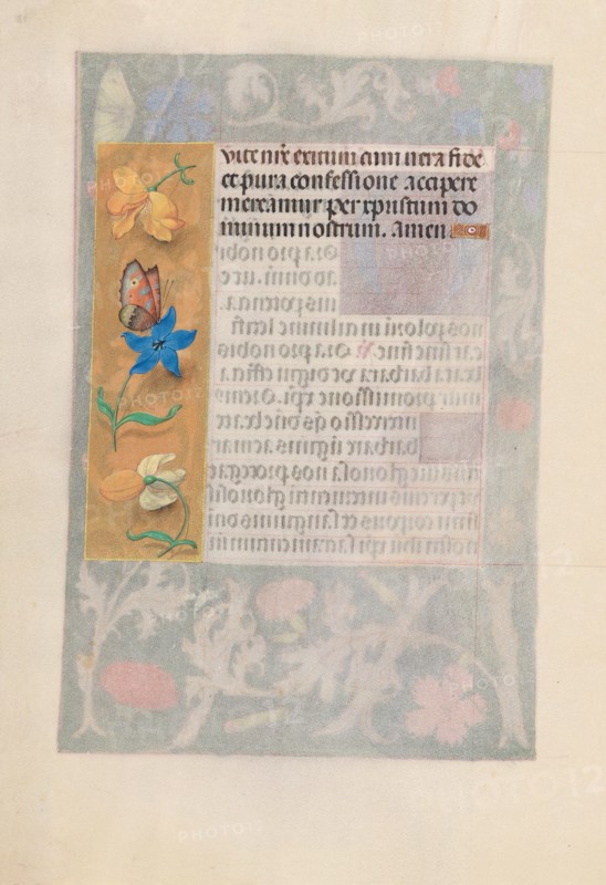 Hours of Queen Isabella the Catholic, Queen of Spain:  Fol. 192v, c. 1500. And associates Master of the First Prayerbook of Maximillian (Flemish, c. 1444-1519). Ink, tempera, and gold on vellum; codex: 22.5 x 15.2 cm (8 7/8 x 6 in.)