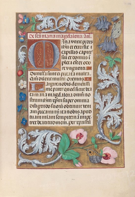 Hours of Queen Isabella the Catholic, Queen of Spain:  Fol. 194r, c. 1495-1500. And associates Master of the First Prayerbook of Maximillian (Flemish, c. 1444-1519). Ink, tempera, and gold on vellum; codex: 22.5 x 15.2 cm (8 7/8 x 6 in.).