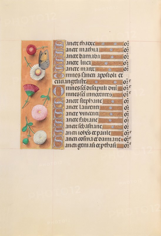 Hours of Queen Isabella the Catholic, Queen of Spain:  Fol. 211v, c. 1495-1500. And associates Master of the First Prayerbook of Maximillian (Flemish, c. 1444-1519). Ink, tempera, and gold on vellum; codex: 22.5 x 15.2 cm (8 7/8 x 6 in.).