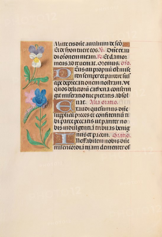 Hours of Queen Isabella the Catholic, Queen of Spain:  Fol. 216v, c. 1495-1500. And associates Master of the First Prayerbook of Maximillian (Flemish, c. 1444-1519). Ink, tempera, and gold on vellum; codex: 22.5 x 15.2 cm (8 7/8 x 6 in.).