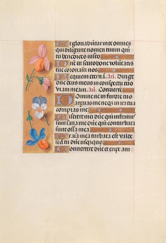 Hours of Queen Isabella the Catholic, Queen of Spain:  Fol. 228v, c. 1495-1500. And associates Master of the First Prayerbook of Maximillian (Flemish, c. 1444-1519). Ink, tempera, and gold on vellum; codex: 22.5 x 15.2 cm (8 7/8 x 6 in.).