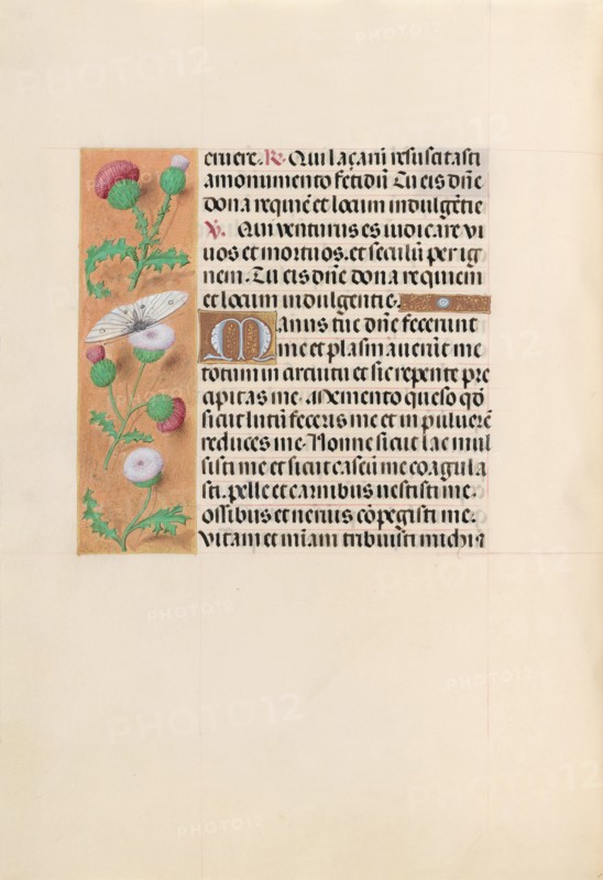 Hours of Queen Isabella the Catholic, Queen of Spain:  Fol. 232v, c. 1495-1500. And associates Master of the First Prayerbook of Maximillian (Flemish, c. 1444-1519). Ink, tempera, and gold on vellum; codex: 22.5 x 15.2 cm (8 7/8 x 6 in.).