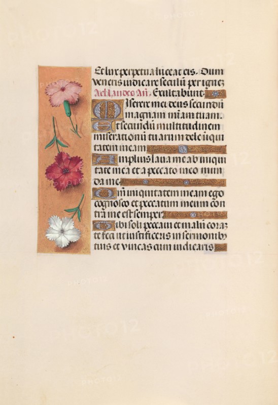 Hours of Queen Isabella the Catholic, Queen of Spain:  Fol. 246v, c. 1495-1500. And associates Master of the First Prayerbook of Maximillian (Flemish, c. 1444-1519). Ink, tempera, and gold on vellum; codex: 22.5 x 15.2 cm (8 7/8 x 6 in.).