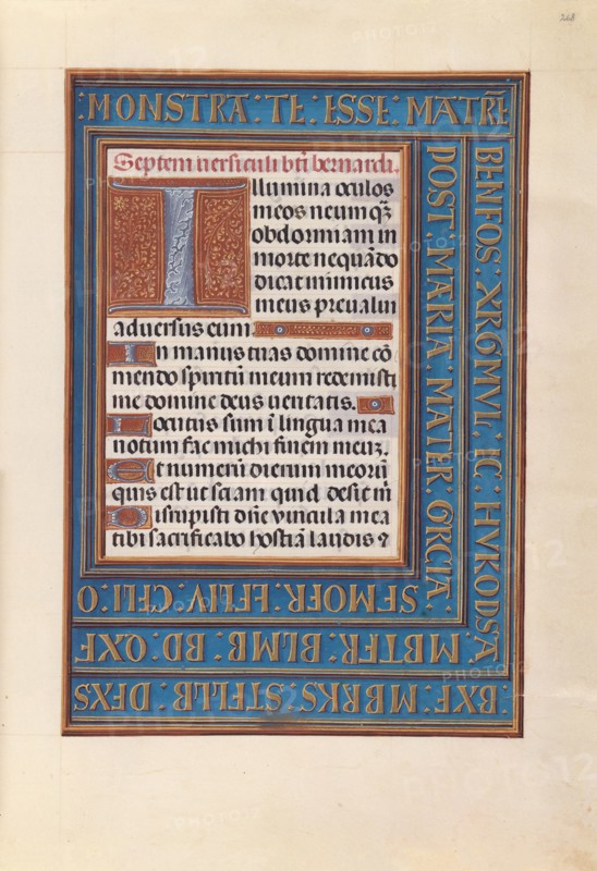 Hours of Queen Isabella the Catholic, Queen of Spain:  Fol. 268r, c. 1495-1500. And associates Master of the First Prayerbook of Maximillian (Flemish, c. 1444-1519). Ink, tempera, and gold on vellum; codex: 22.5 x 15.2 cm (8 7/8 x 6 in.).