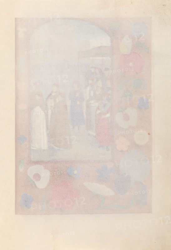 Hours of Queen Isabella the Catholic, Queen of Spain:  Fol. 43r, c. 1500. And associates Master of the First Prayerbook of Maximillian (Flemish, c. 1444-1519). Ink, tempera, and gold on vellum; codex: 22.5 x 15.2 cm (8 7/8 x 6 in.)