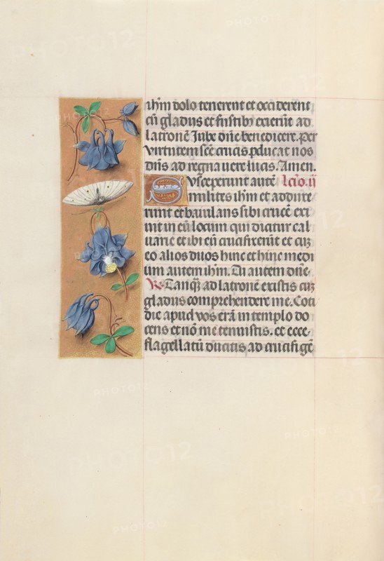 Hours of Queen Isabella the Catholic, Queen of Spain:  Fol. 54v, c. 1500. And associates Master of the First Prayerbook of Maximillian (Flemish, c. 1444-1519). Ink, tempera, and gold on vellum; codex: 22.5 x 15.2 cm (8 7/8 x 6 in.)