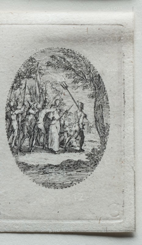 The Mysteries of the Passion:  Christ Taken Captive. Jacques Callot (French, 1592-1635). Etching