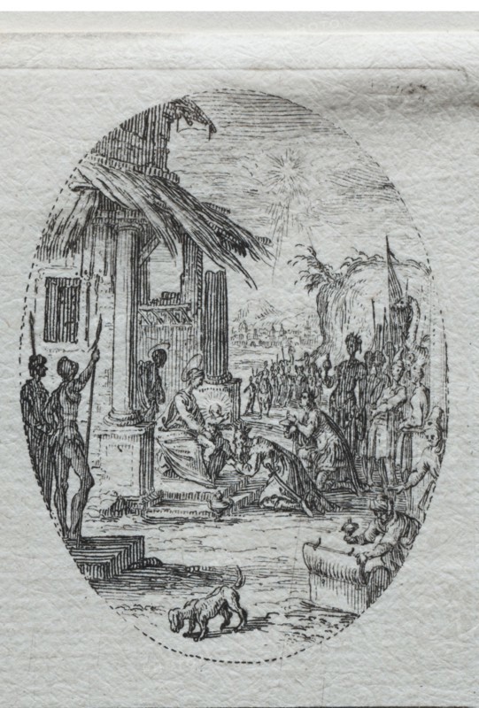 The Mysteries of the Passion:  The Adoration of the Kings. Jacques Callot (French, 1592-1635). Etching